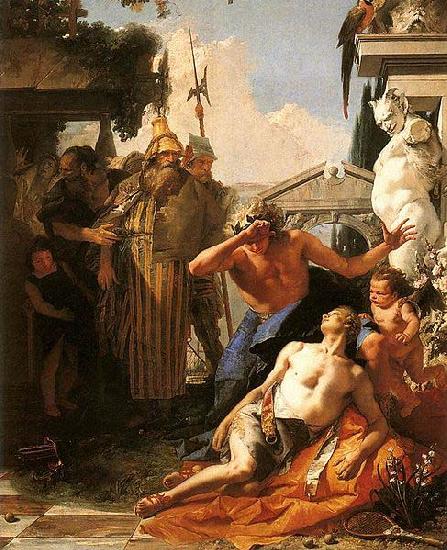 Giovanni Battista Tiepolo Death of Hyacinth. Sweden oil painting art
